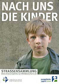 Plakat mit dem Motto der Straßensammlung Plakat mit dem Motto der Straßensammlung