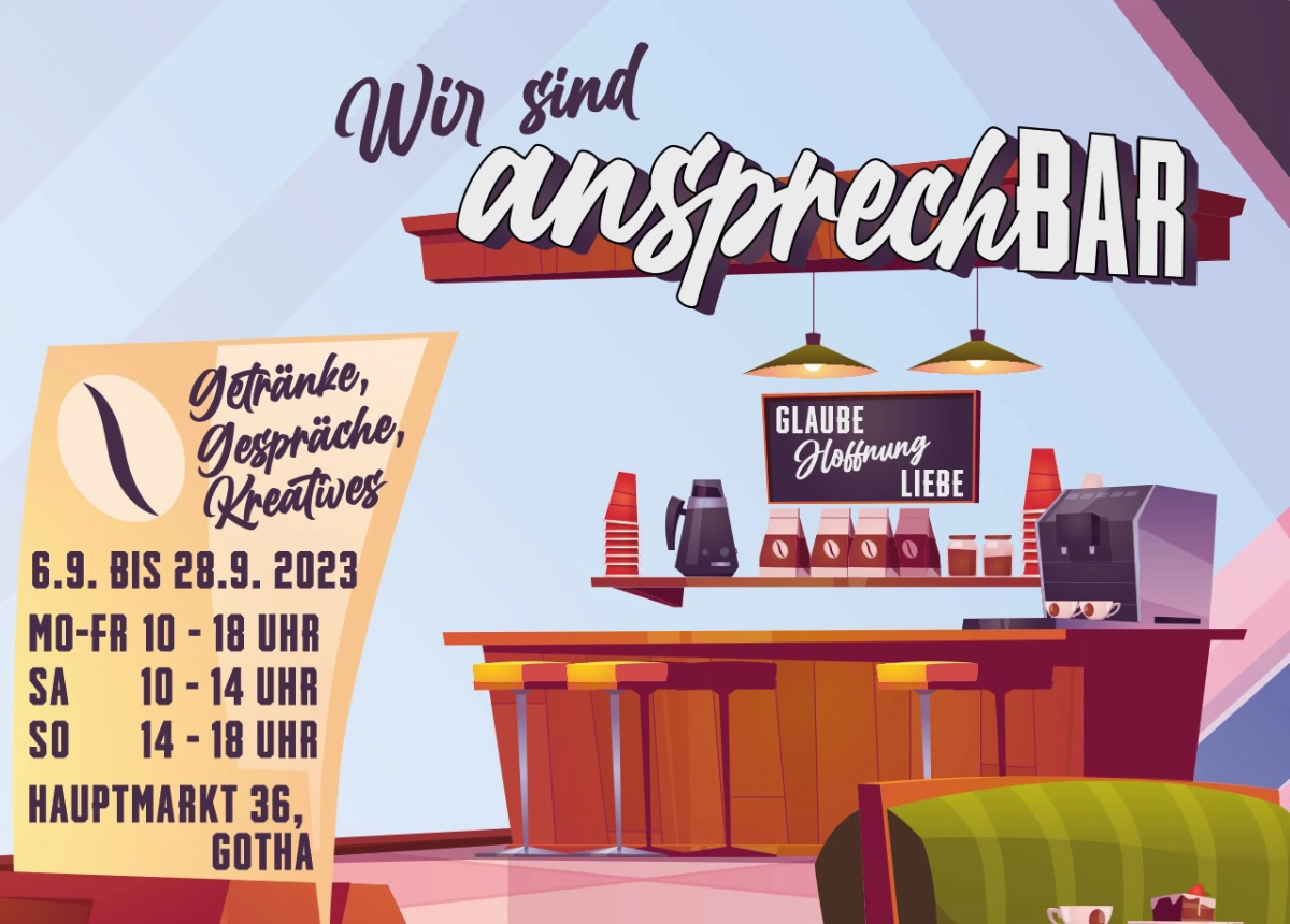 AnsprechBAR im Pop-Up Store Gotha