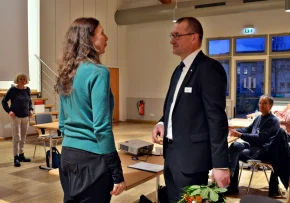 Regionalbischöfin Friederike Spengler und Superintendent Friedemann Witting